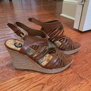Beautiful straps wedges by Guess